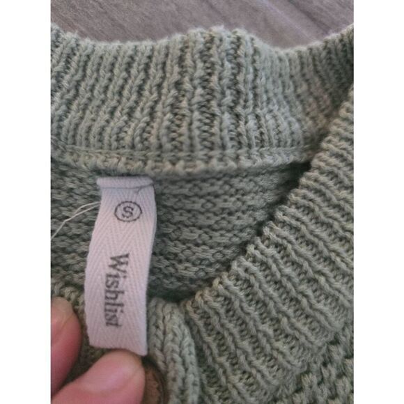 Women's Wishlist Knit Lounge Set Long Sleeve Wide Cropped Ankle Length Pants Gre - Picture 10 of 12